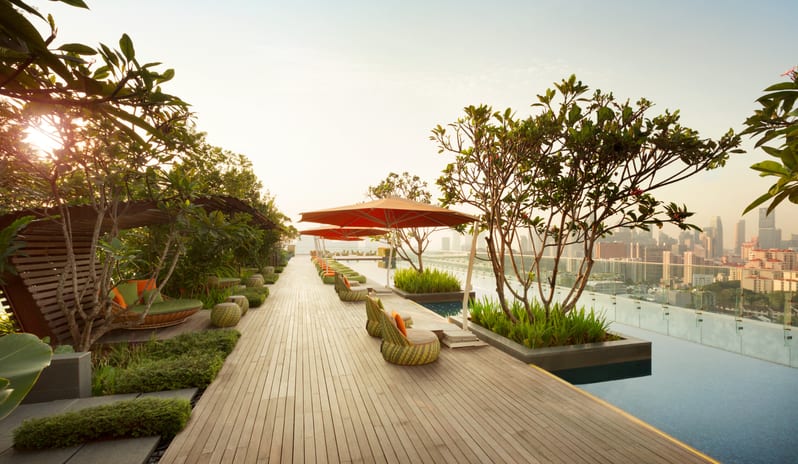 Hotel Jen Orchardgateway-Pool Sunrise